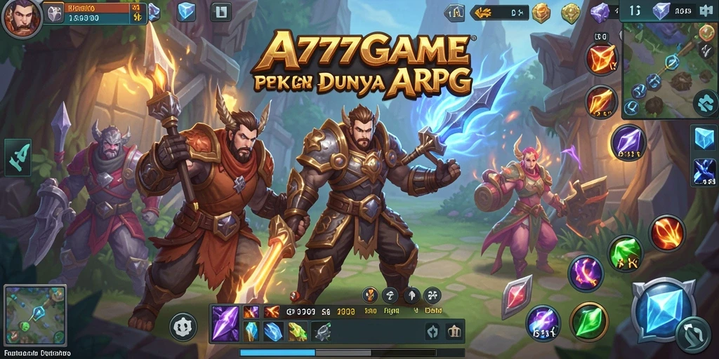Tampilan gameplay A777GAME dengan aksi mendebarkan dan visual yang menakjubkan.