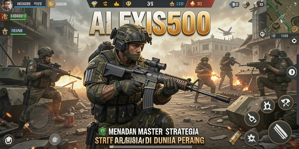 Gameplay ALEXIS500 yang penuh strategi dan tantangan.
