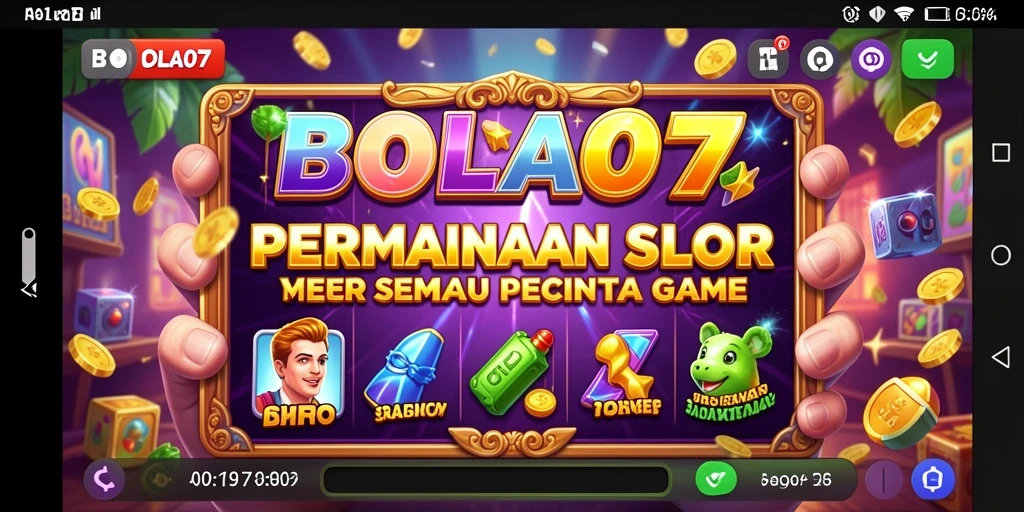 Tampilan gameplay seru dari BOLA07 dengan efek visual menakjubkan.