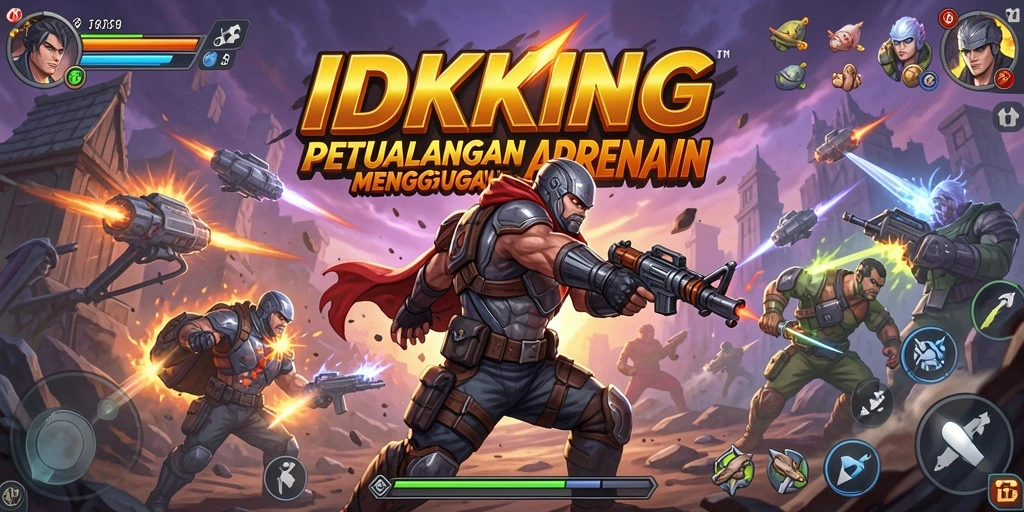 Tangkapan layar gameplay <strong>IDRKING</strong> menampilkan aksi seru di setiap misi.