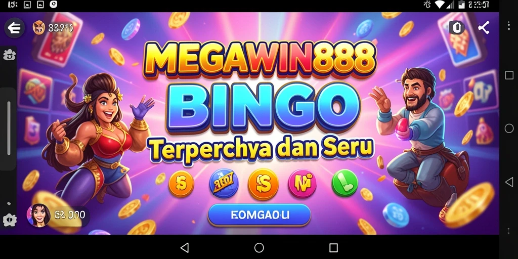 Tampilan gameplay Bingo yang menegangkan di MEGAWIN888.