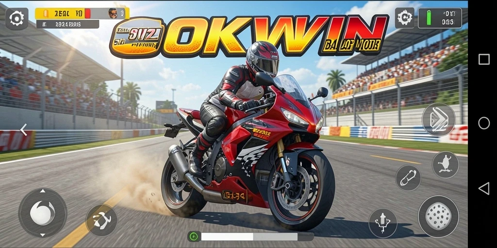 Tampilan gameplay OKWIN yang seru dan menegangkan.