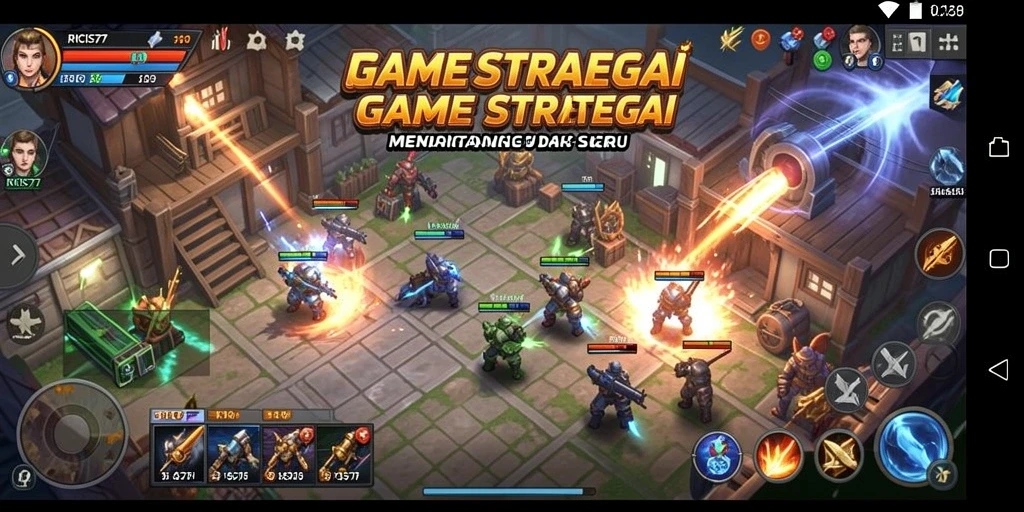 Tampilan gameplay RICIS77 yang strategis dan mendebarkan.