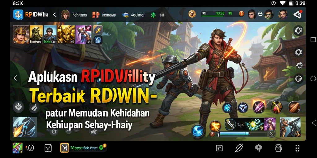 Tampilan antarmuka RPIDWIN yang mudah digunakan dan informatif.