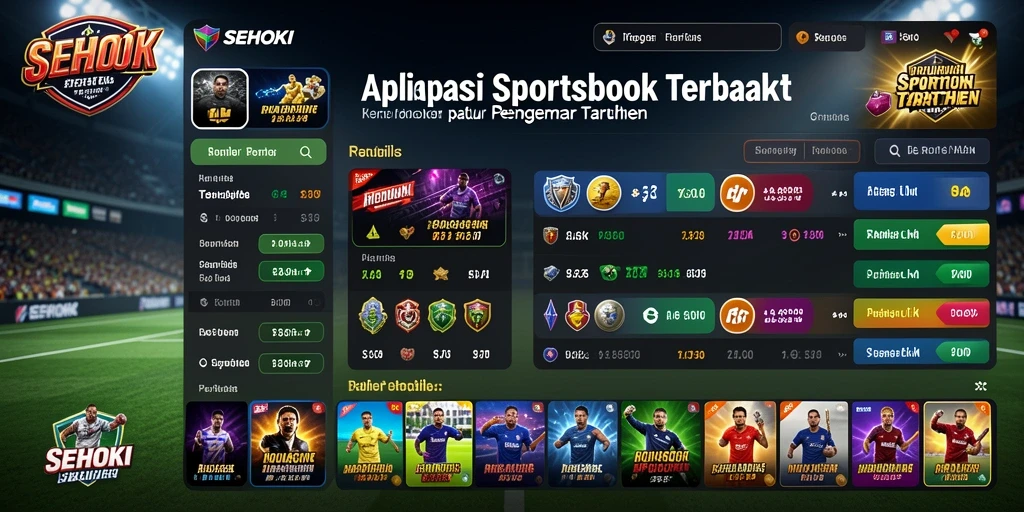 Screenshot SEHOKI menampilkan gameplay taruhan olahraga yang menarik.
