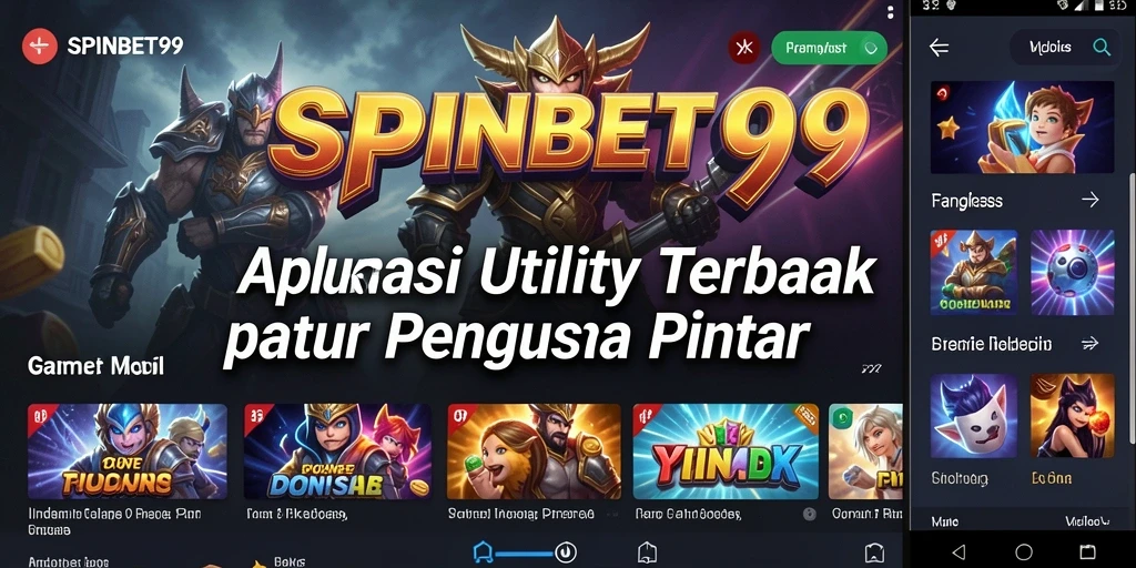 Tampilan utama SPINBET99 yang menarik dan fungsional.