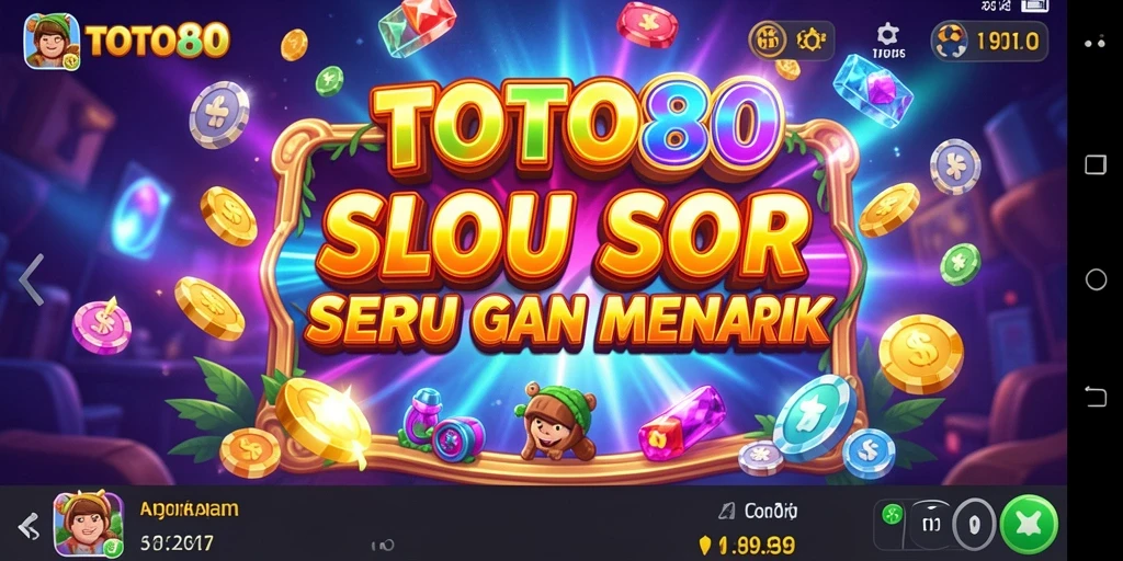 Screenshot TOTO80 menampilkan gameplay Slot yang mendebarkan.
