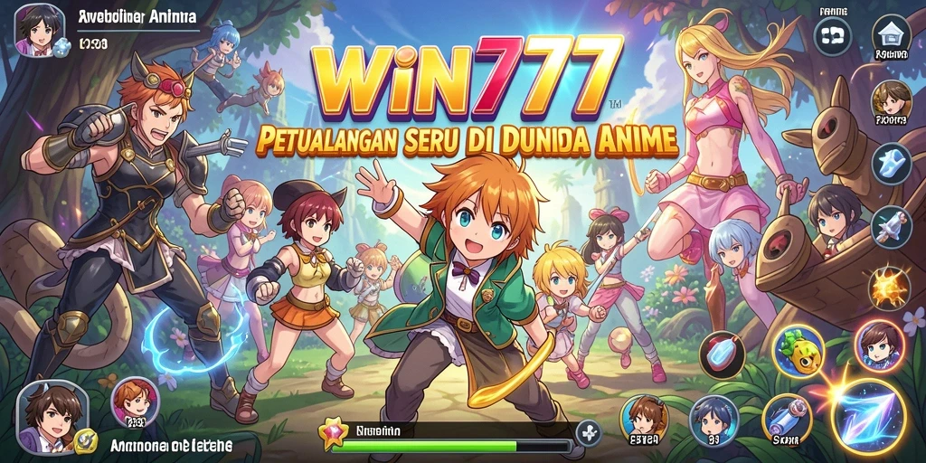 Visual menakjubkan dari gameplay anime yang dinamis.